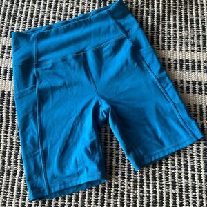 All in Motion Size Small Blue Women’s Biker shorts  Athletic wear shorts